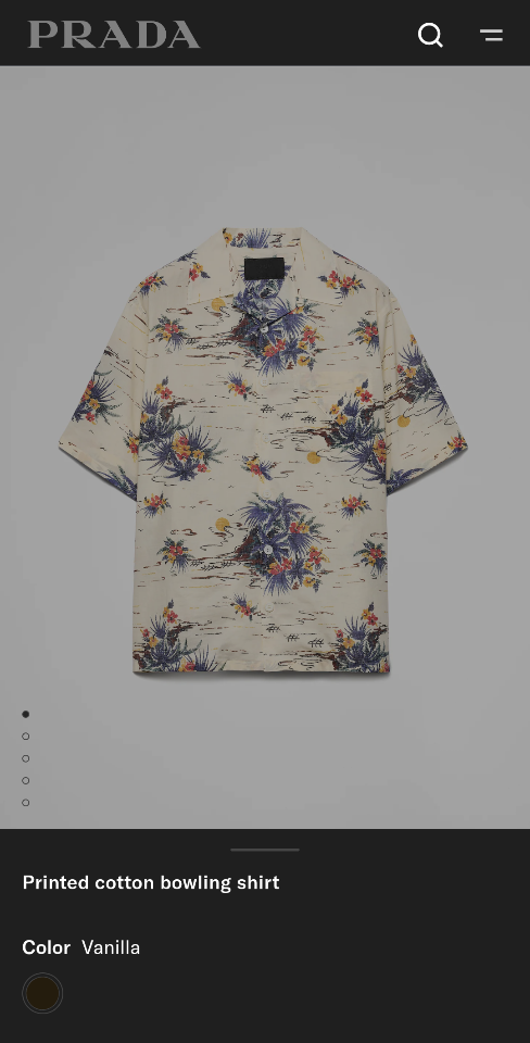 Prada Printed cotton bowling shirt-duoc-ban-tai-HVIP Shoes & Clothes