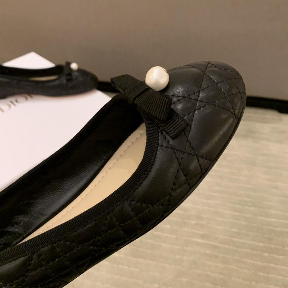 Dior Ballet Flat
Black Quilted Cannage Calfskin
 KDB877CQC DS -duoc-ban-tai-Hvip Bags & Accessories