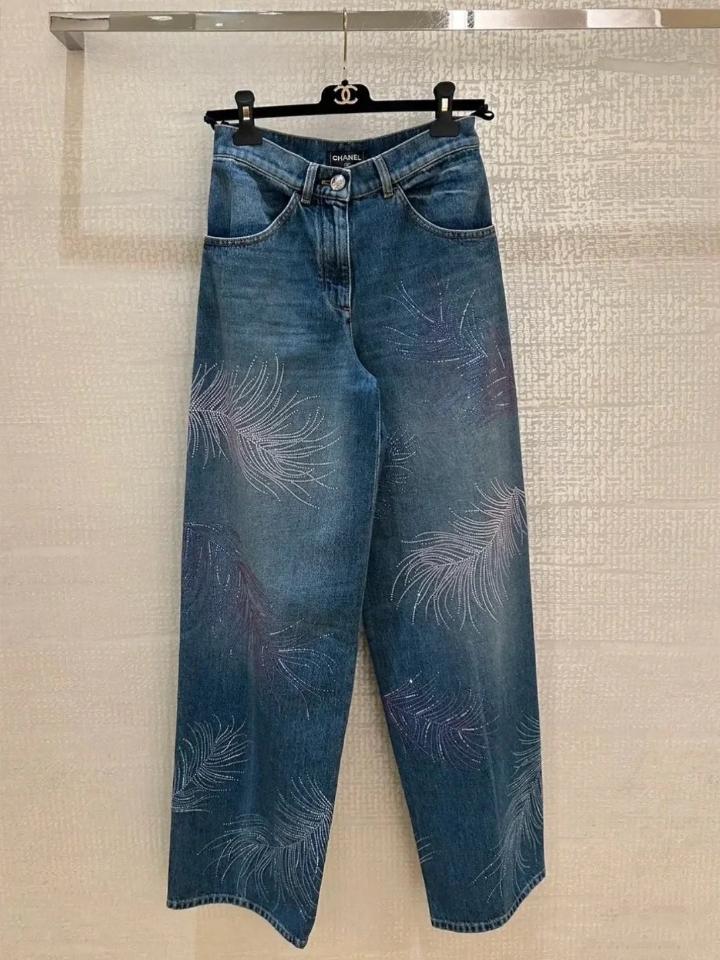 Chanel denim jeans blue 2025-duoc-ban-tai-HVIP Shoes & Clothes