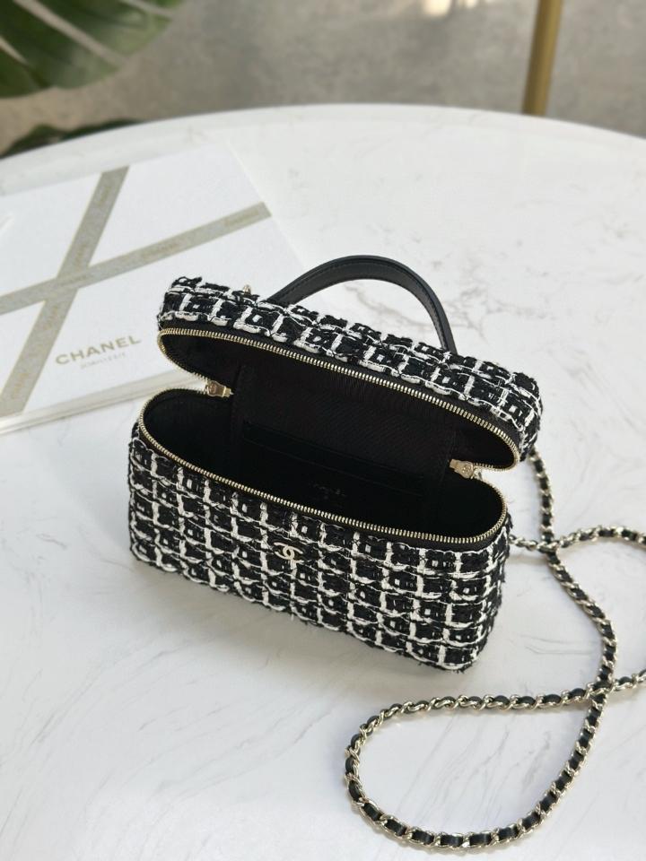 Chanel 25C AP4385 Vanity tweed black and white CH5-duoc-ban-tai-Hvip Bags & Accessories