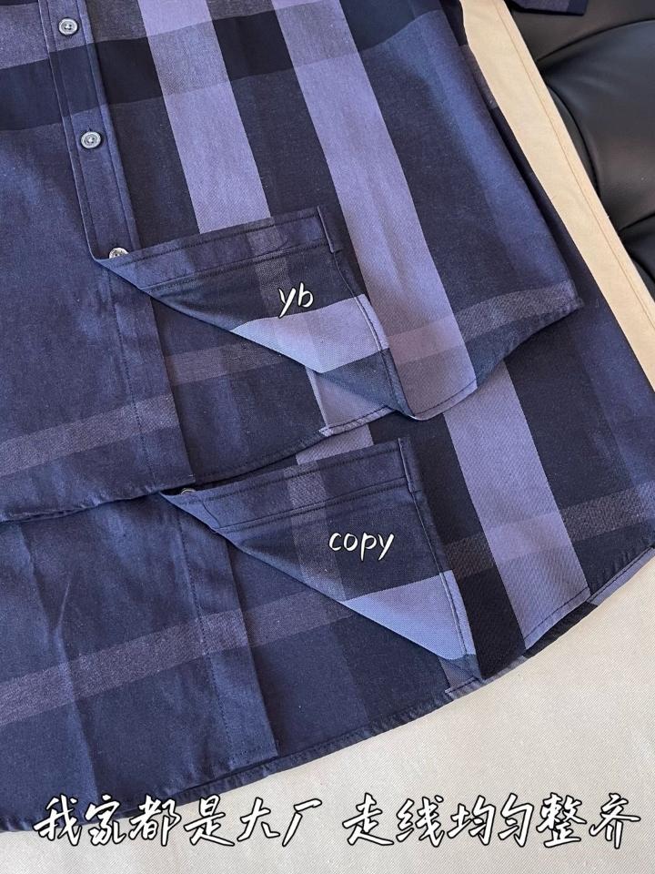 Burberry Check Cotton Shirt 80715361 navy blue -duoc-ban-tai-HVIP Shoes & Clothes