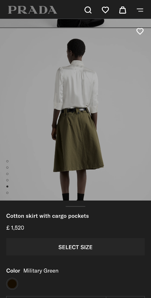 Prada otton skirt with cargo pockets P124W_162G_F0161_S_OOO-duoc-ban-tai-HVIP Shoes & Clothes