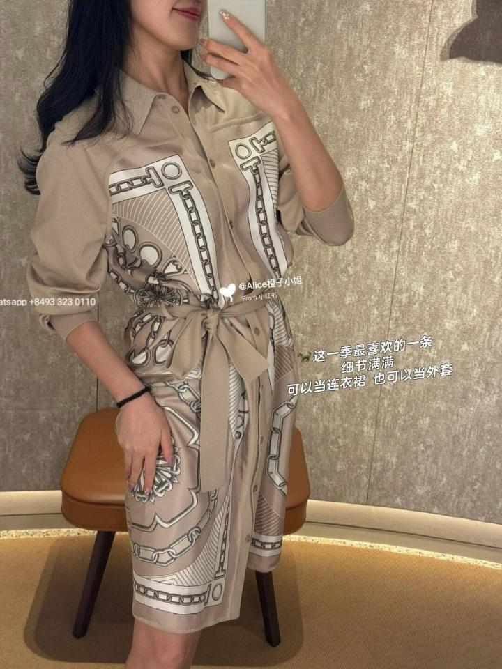 Hermès silk and knit dress -duoc-ban-tai-Hvip Bags & Accessories