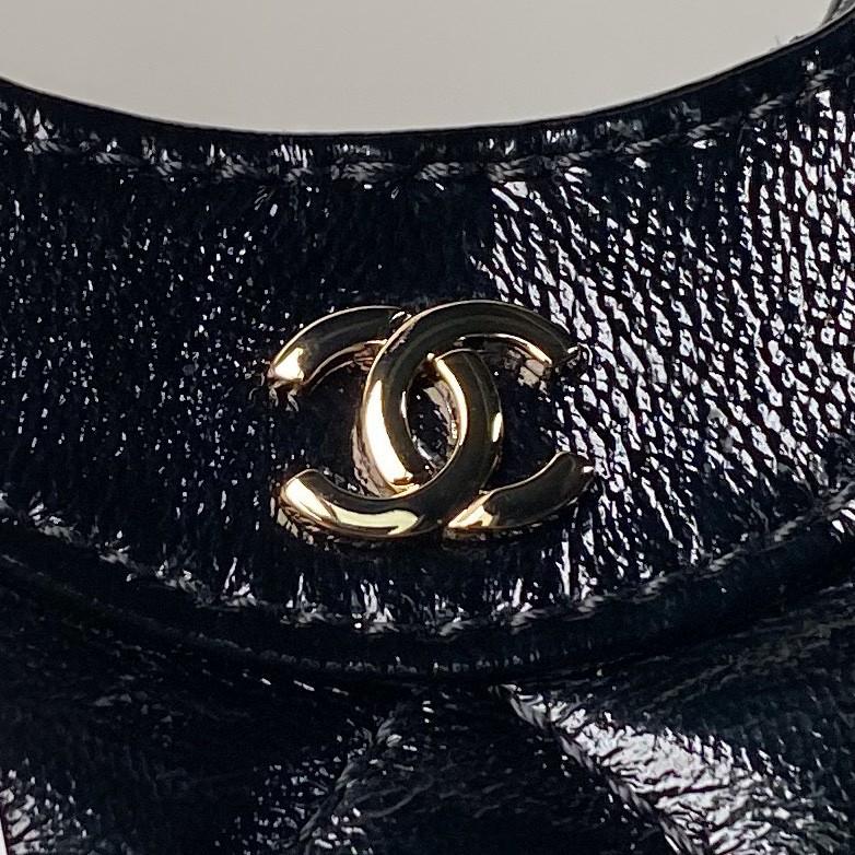CHANEL Clutch With Chain Shiny Lambskin & Gold-Tone Metal black AP3875 C4-duoc-ban-tai-Hvip Bags & Accessories