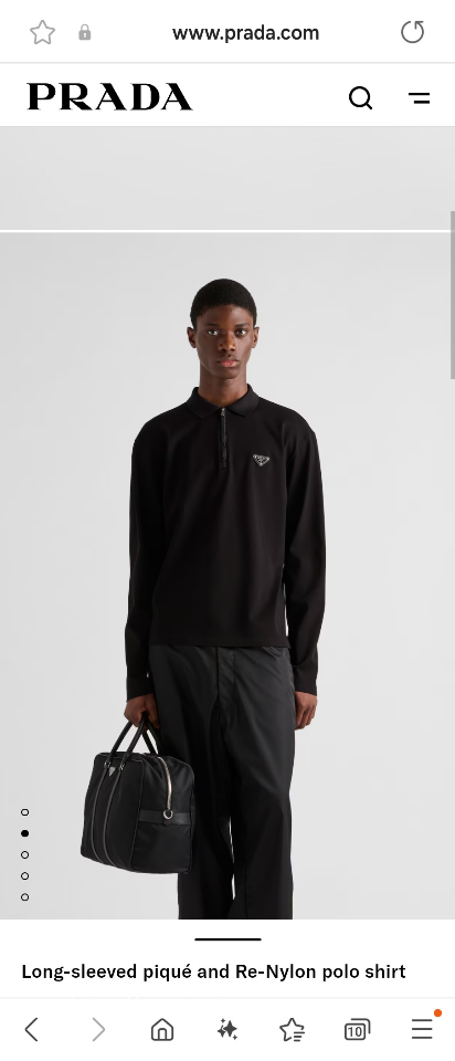 Prada Long-sleeved piqué and Re-Nylon polo shirt

-duoc-ban-tai-Hvip Bags & Accessories