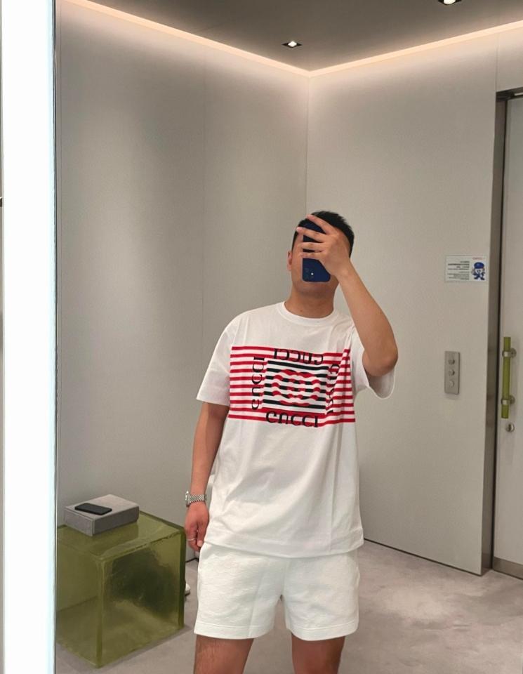Gucci Printed cotton jersey T-shirt.-duoc-ban-tai-HVIP Shoes & Clothes