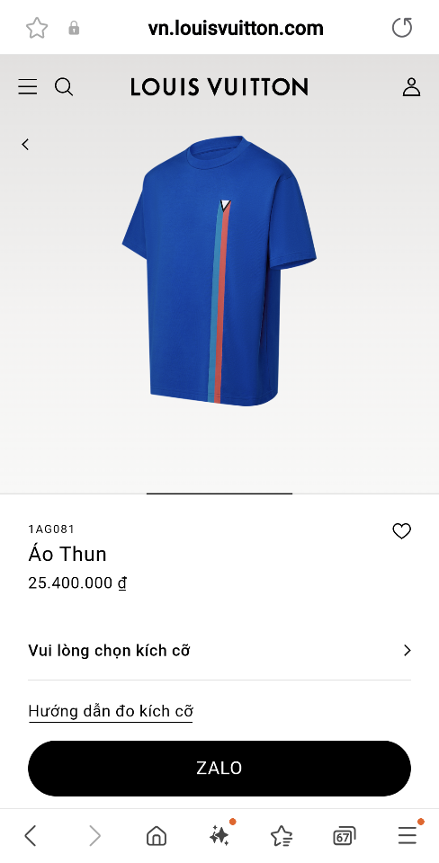Louis Vuitton 1AG081
New
Short-Sleeved Embroidered Cotton T-Shirt-duoc-ban-tai-HVIP Shoes & Clothes