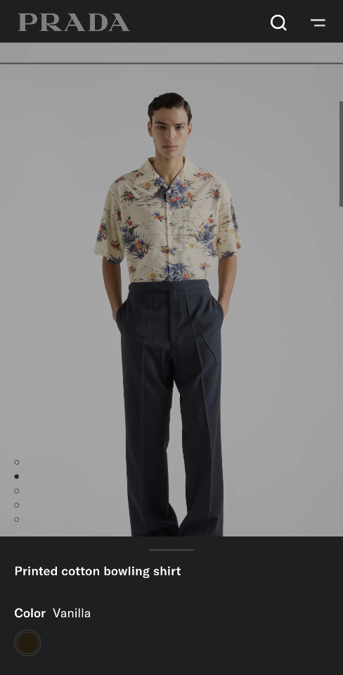 Prada Printed cotton bowling shirt-duoc-ban-tai-HVIP Shoes & Clothes