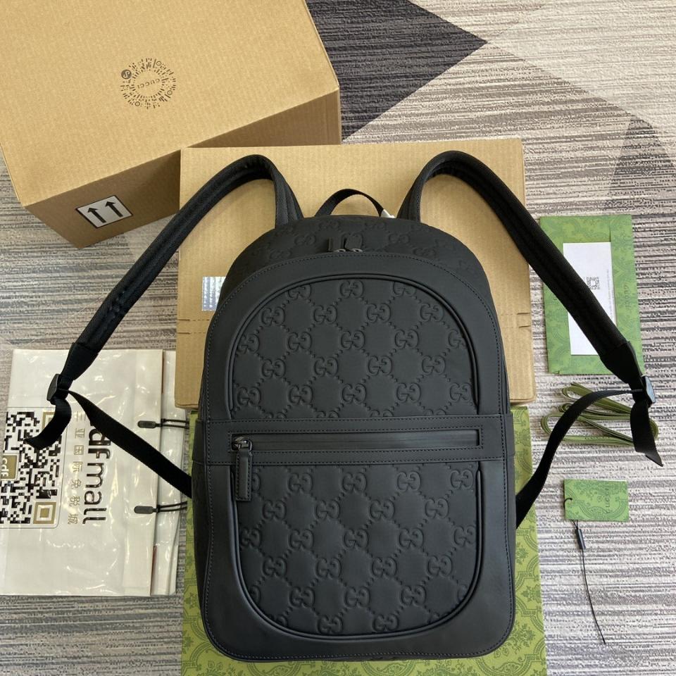 GUCCI SMALL BACKPACK black leather 771280 G1-duoc-ban-tai-Hvip Bags & Accessories