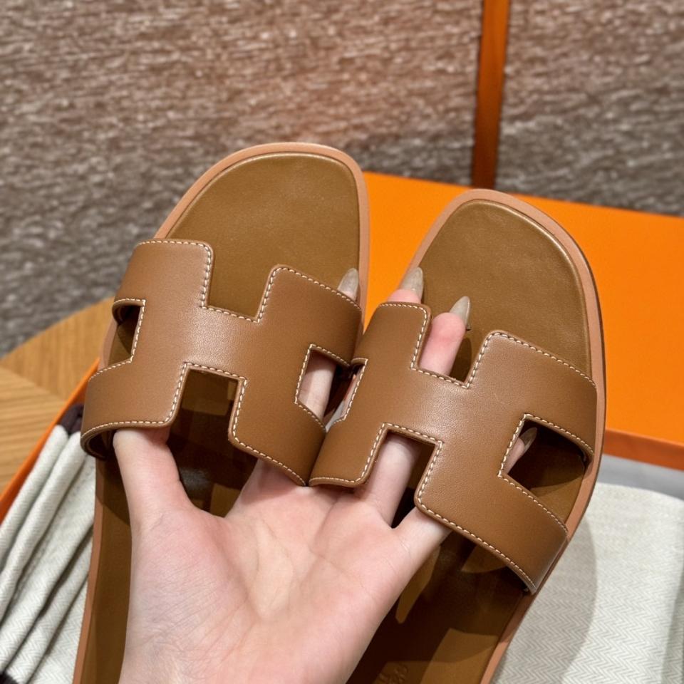 Hermès Oran sandal rouge gold (full) swift (box) H021056Z h1-duoc-ban-tai-HVIP Shoes & Clothes