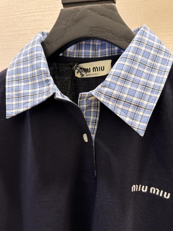 Miu Miu Piqué and poplin polo shirt MJN555_15WD_F0008_S_OOO-duoc-ban-tai-HVIP Shoes & Clothes