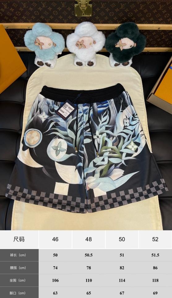 Louis Vuitton Technical Cotton Jersey Shorts 1AFR80-duoc-ban-tai-HVIP Shoes & Clothes