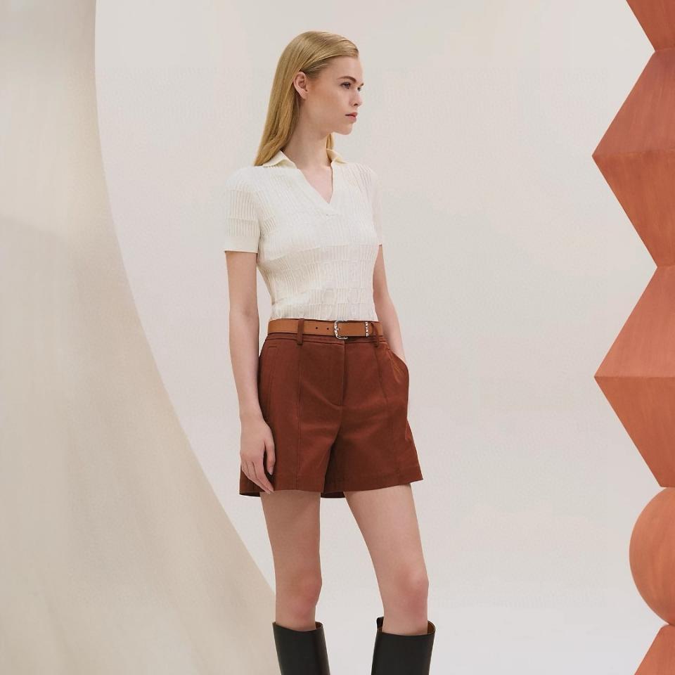 Hermès polo knit wear in white-duoc-ban-tai-HVIP Shoes & Clothes