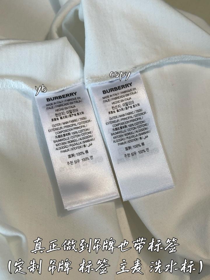 Burberry Check Trim Cotton T-shirt 8110101 white-duoc-ban-tai-HVIP Shoes & Clothes