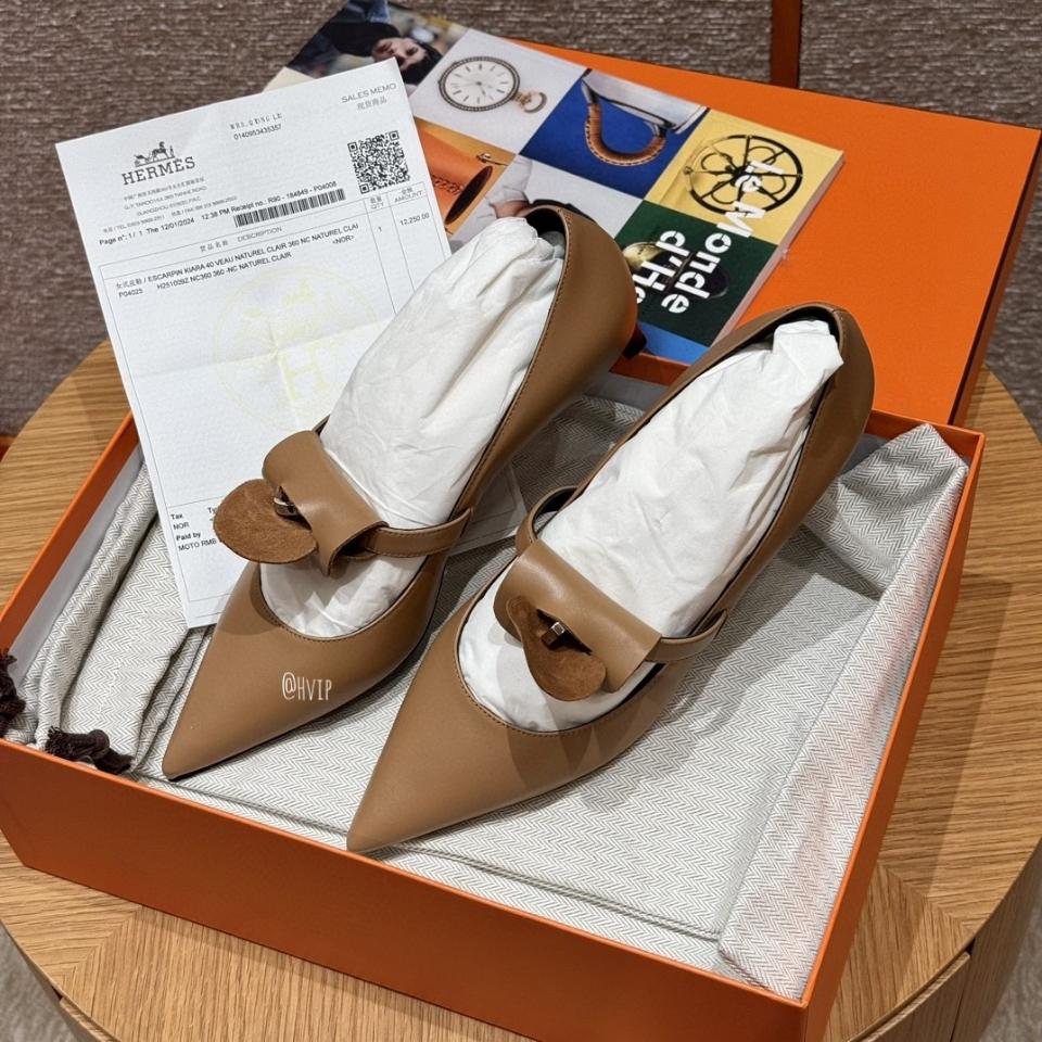 Hermès Kiara 40 pump Clair Naturel H251007Z-duoc-ban-tai-HVIP Shoes & Clothes