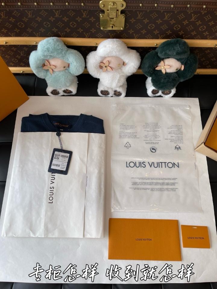 Louis Vuitton 1AFALC Short-Sleeved Cotton Crewneck -duoc-ban-tai-HVIP Shoes & Clothes