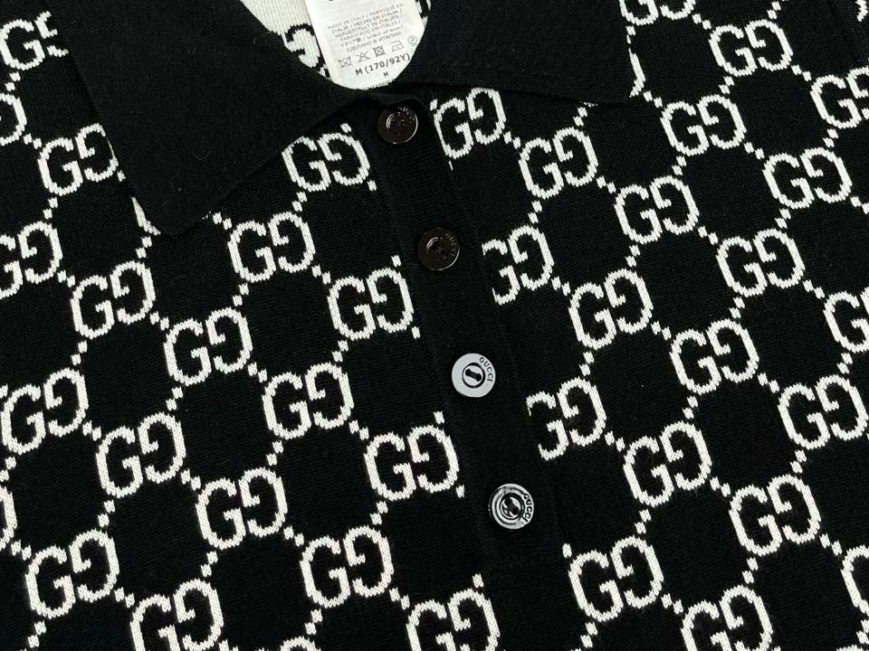 Gucci Reversible GG wool jacquard polo shirt 814273-duoc-ban-tai-HVIP Shoes & Clothes