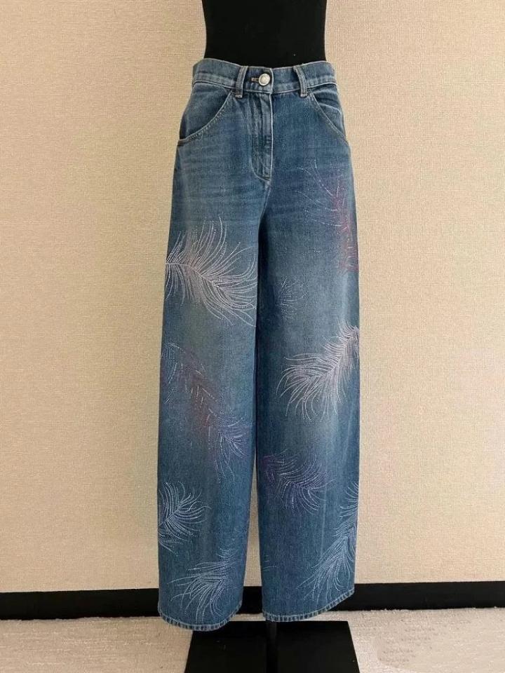 Chanel denim jeans blue 2025-duoc-ban-tai-HVIP Shoes & Clothes