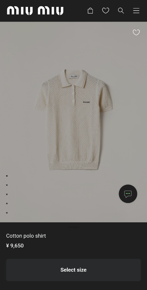 Miu Miu Cotton polo shirt-duoc-ban-tai-HVIP Shoes & Clothes
