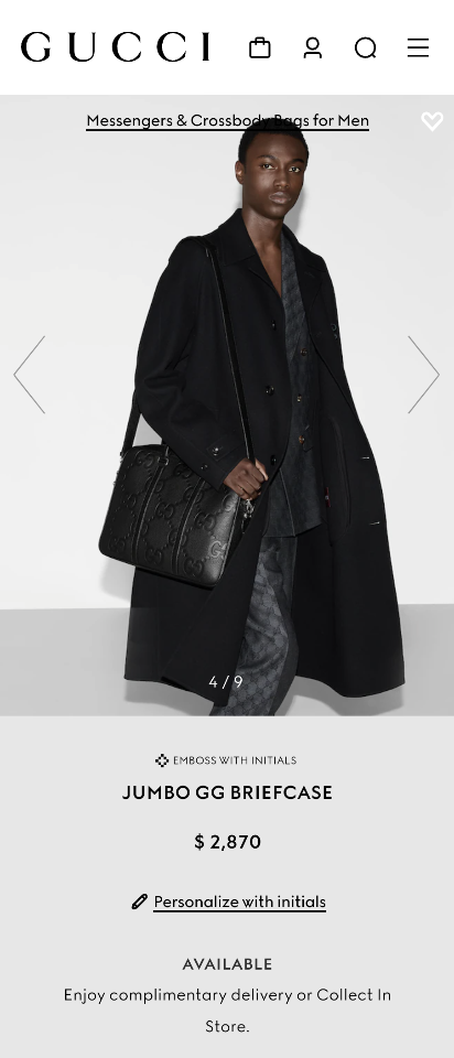 Gucci JUMBO GG BRIEFCASE black GG leather 792264 G1-duoc-ban-tai-Hvip Bags & Accessories