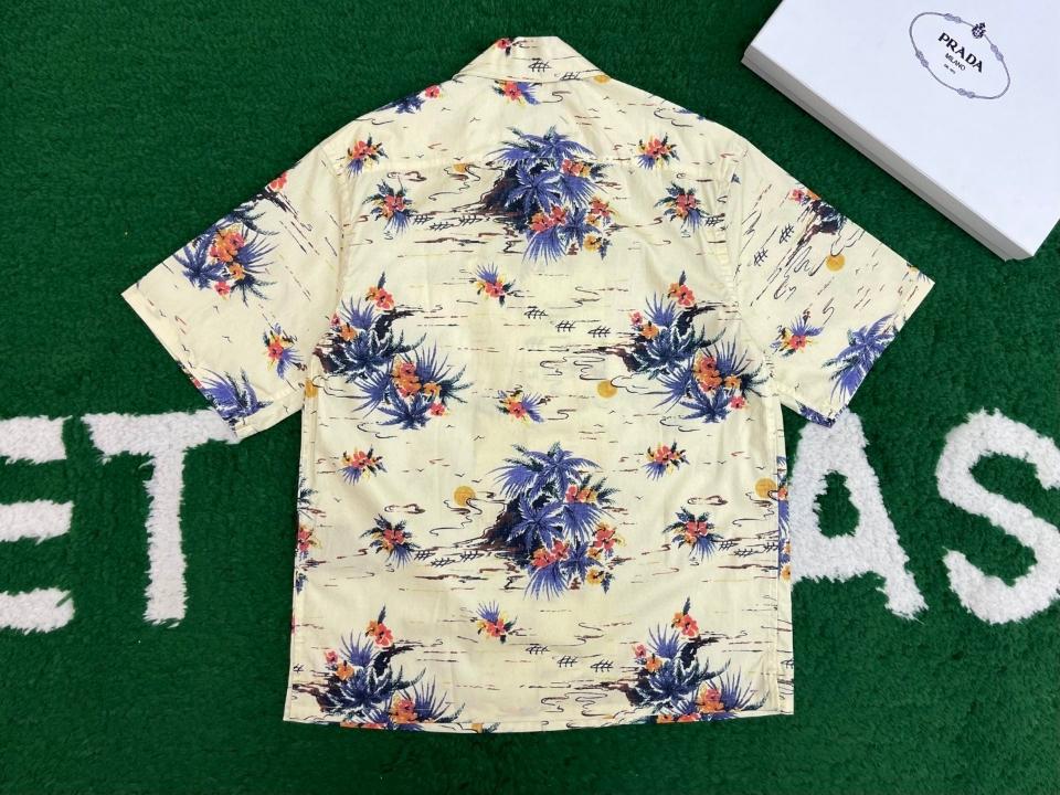 Prada Printed cotton bowling shirt-duoc-ban-tai-HVIP Shoes & Clothes