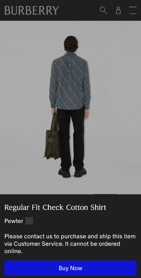 Burberry Regular Fit Check Cotton Shirt 8108726-duoc-ban-tai-HVIP Shoes & Clothes