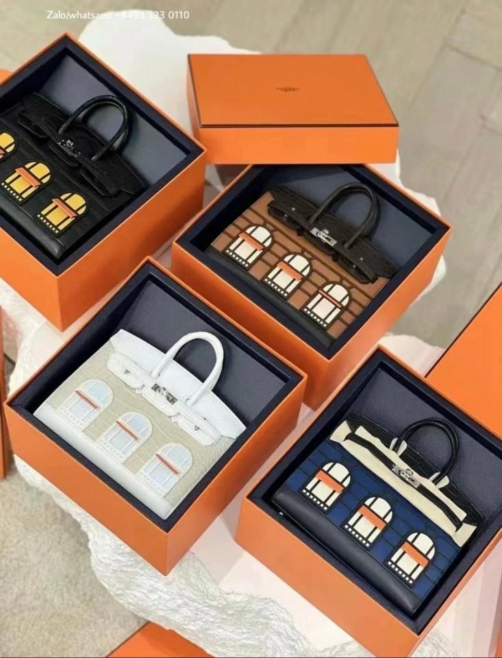 HERMÈS BIRKIN 20 Faubourg Rainy Days Gris Misty GHW-duoc-ban-tai-Hvip Bags & Accessories