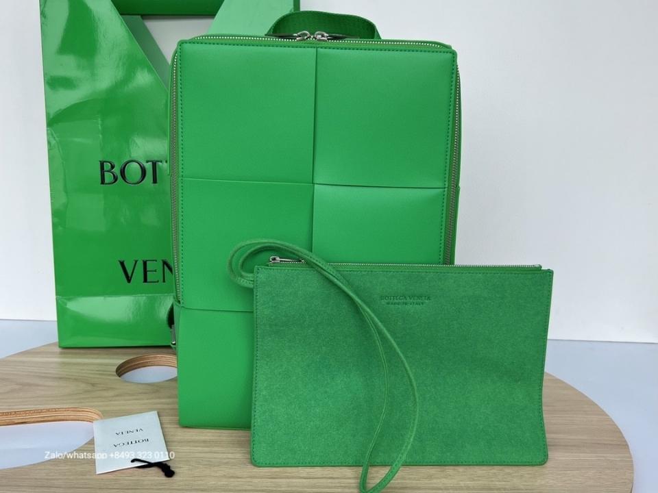 Bottega Veneta Arco Backpack Intreccio leather green 680092 bv1-duoc-ban-tai-Hvip Bags & Accessories