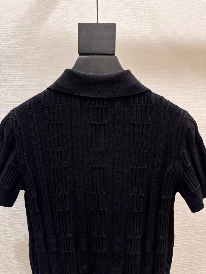 Hermès polo knit wear in black -duoc-ban-tai-HVIP Shoes & Clothes