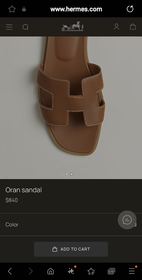 Hermès Oran sandal rouge gold (full) swift (box) H021056Z h1-duoc-ban-tai-HVIP Shoes & Clothes
