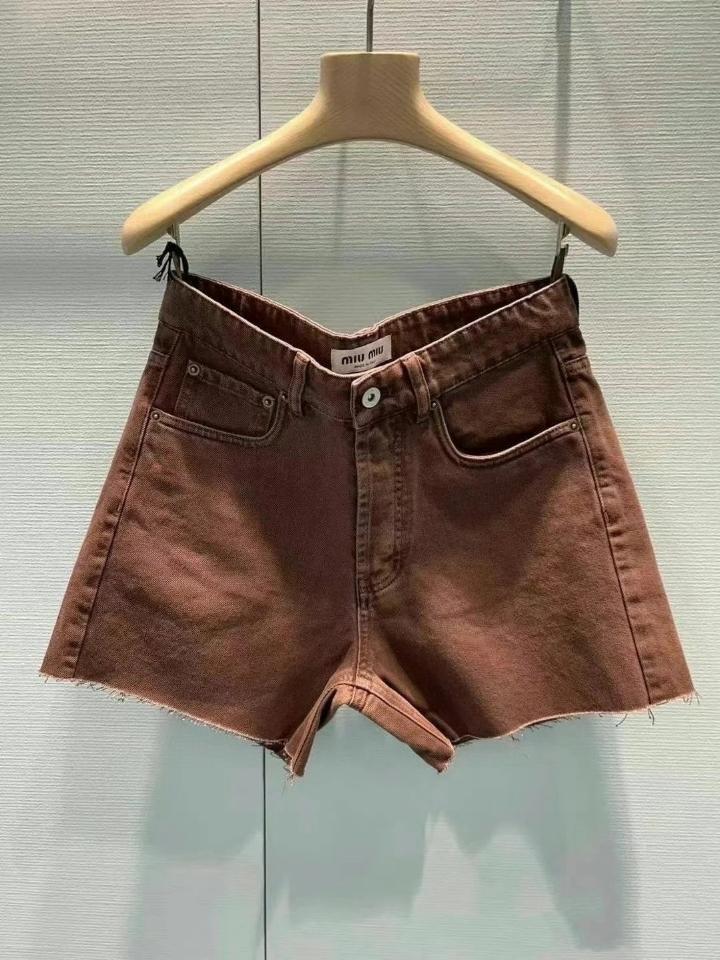 MIU MIU Bull denim Bermuda shorts GWP553_1565_F0027_S_OOO-duoc-ban-tai-HVIP Shoes & Clothes