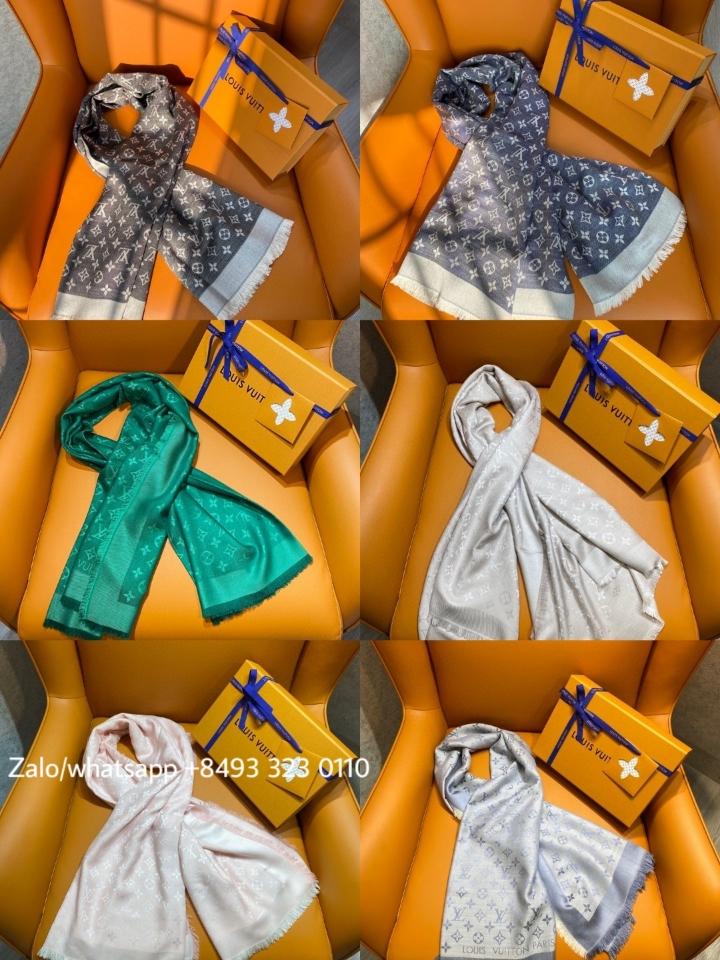 Louis Vuitton M71376 Monogram Denim Shawl blue K1-duoc-ban-tai-Hvip Bags & Accessories
