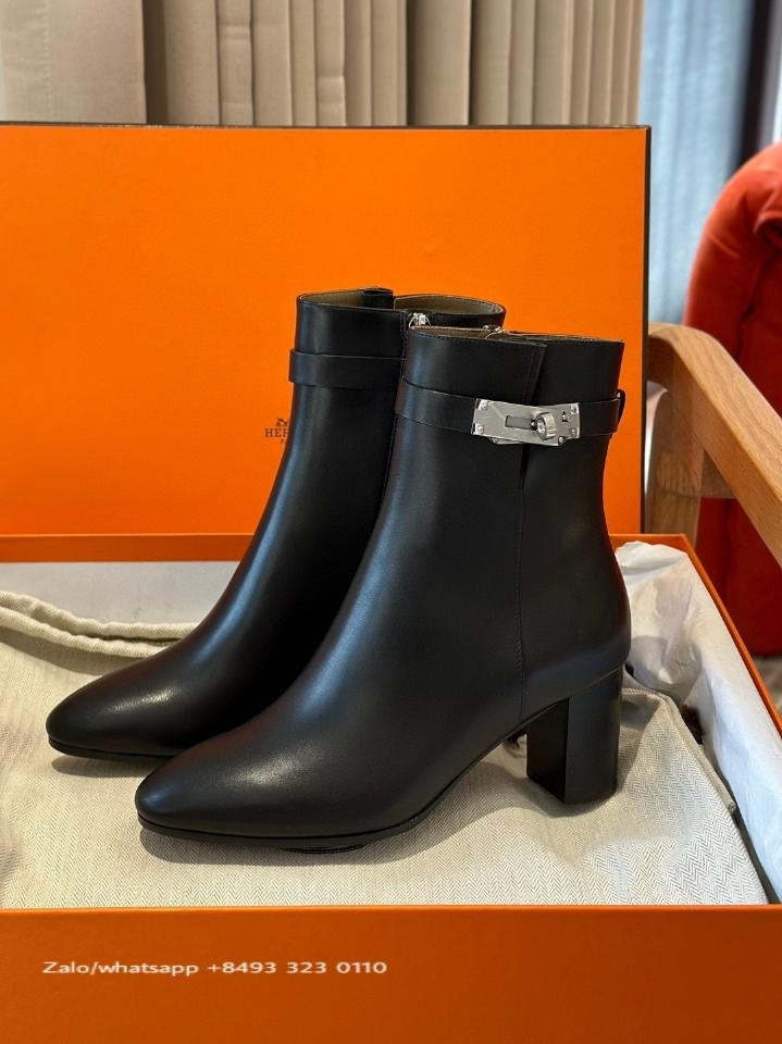 Hermès Saint Germain ankle boot noir H182102Z H1-duoc-ban-tai-Hvip Bags & Accessories