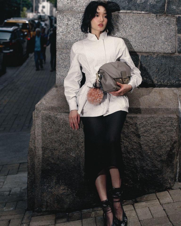 Fendi Blouson White cotton and silk jacket-duoc-ban-tai-HVIP Shoes & Clothes