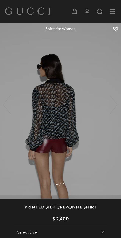 Gucci Printed silk creponne shirt 818460-duoc-ban-tai-HVIP Shoes & Clothes