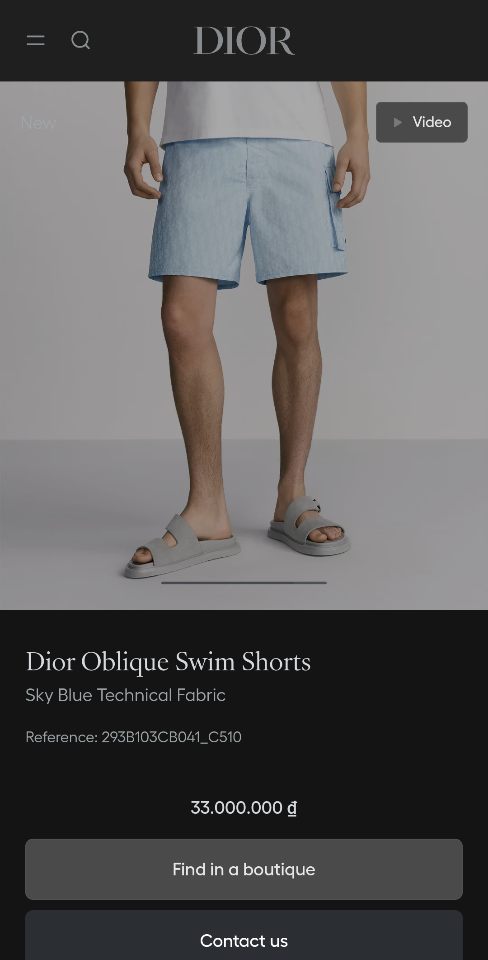 Dior Oblique Swim Shorts
Sky Blue Technical Fabric
293B103CB041_C510-duoc-ban-tai-HVIP Shoes & Clothes