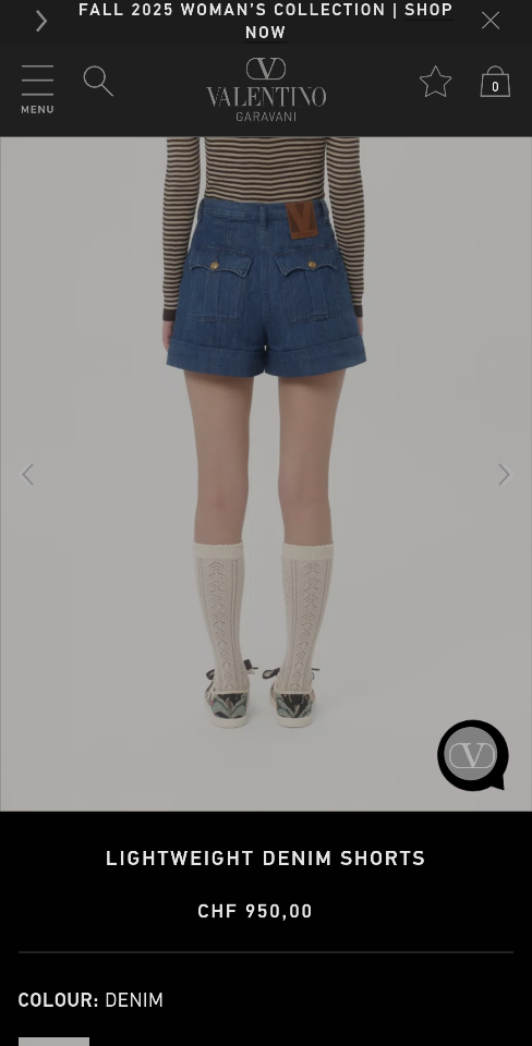 Valentino LIGHTWEIGHT DENIM SHORTS 6B3DD18S94C_558-duoc-ban-tai-HVIP Shoes & Clothes
