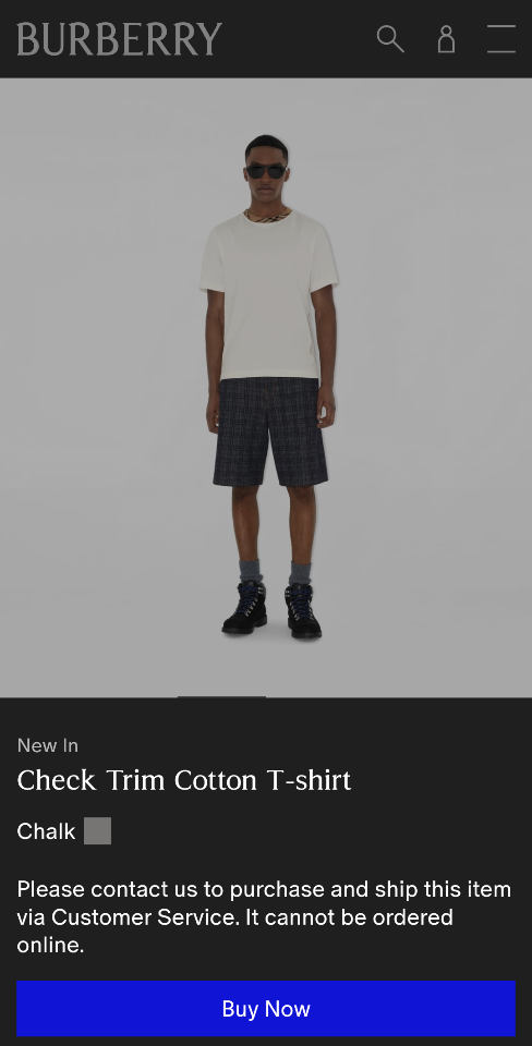 Burberry Check Trim Cotton T-shirt 8110101-duoc-ban-tai-HVIP Shoes & Clothes