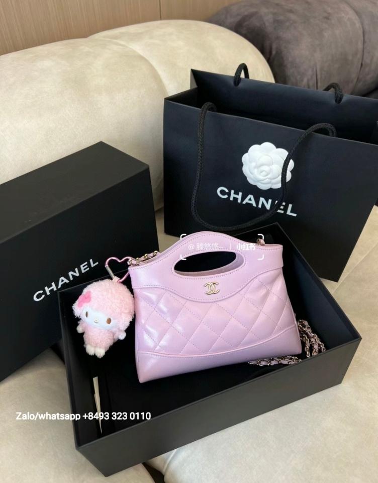 CHANEL 31 NANO SHOPPING BAG Shiny Lambskin & dark-Tone Metal
Pink C2-duoc-ban-tai-Hvip Bags & Accessories