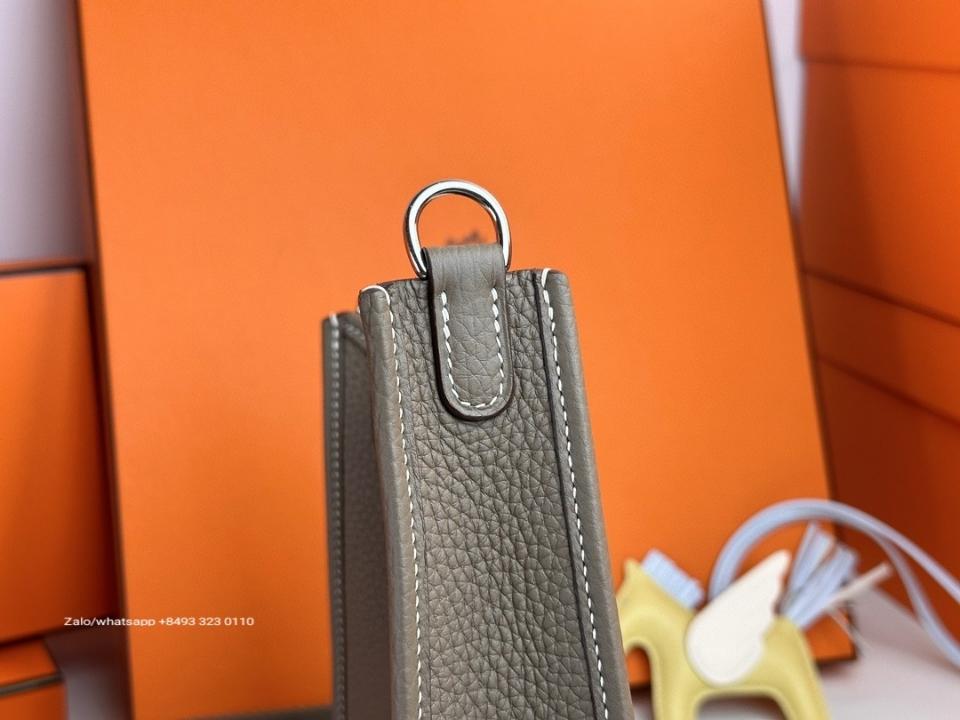Hermès mini Evelyne 16 Etoupe Clemence PHW H2 -duoc-ban-tai-Hvip Bags & Accessories