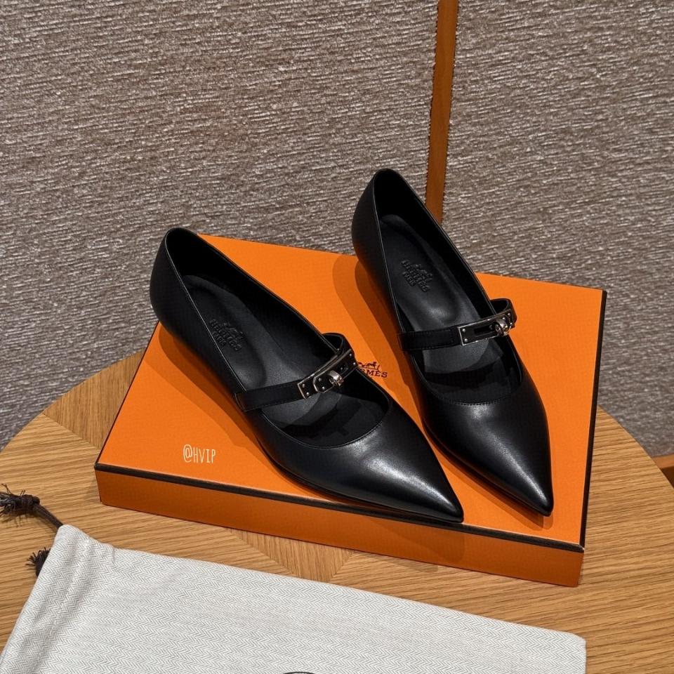 Hermès Kiara 40 pump noir H251007Z-duoc-ban-tai-HVIP Shoes & Clothes