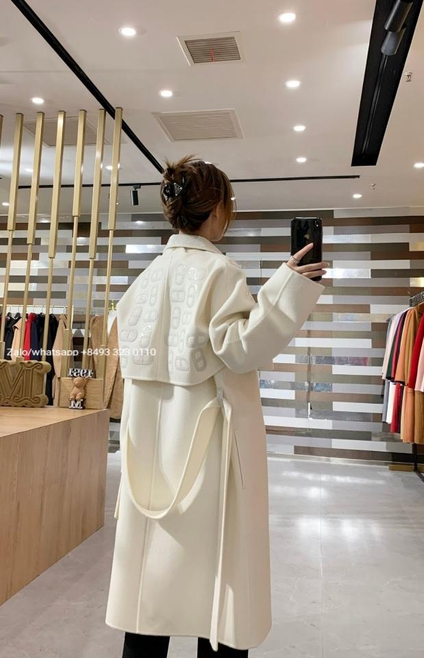 HERMES long coat cashmere and leather white pl1-duoc-ban-tai-Hvip Bags & Accessories