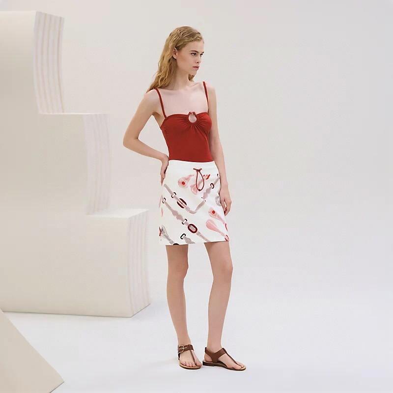 Hermès short skirt white-duoc-ban-tai-HVIP Shoes & Clothes