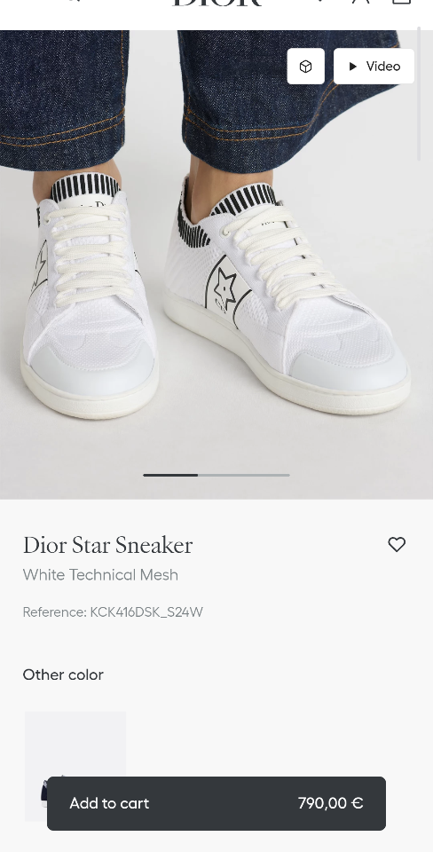Dior Dior Star Sneaker
White Technical Mesh
KCK416DSK-duoc-ban-tai-HVIP Shoes & Clothes