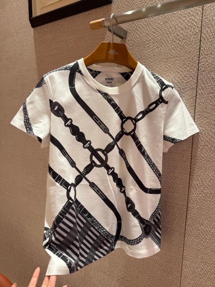 Hermès "Coaching Remix" maxi t-shirt-duoc-ban-tai-HVIP Shoes & Clothes