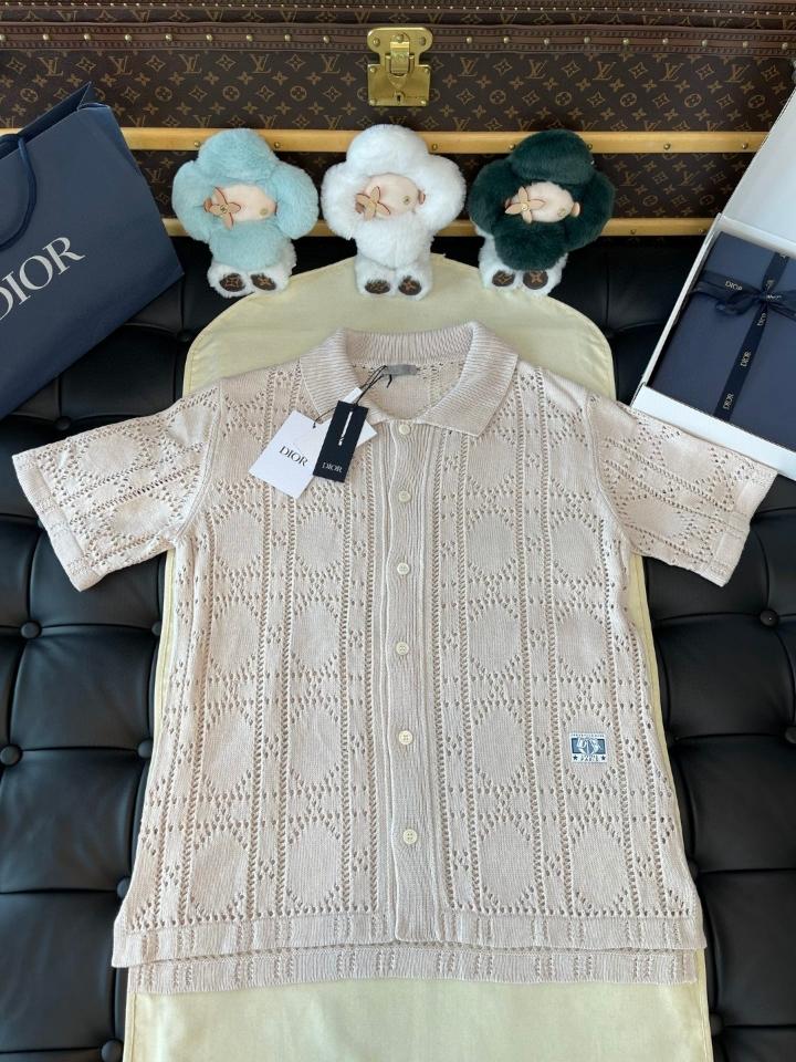 Dior men's knit shirt diamond grey-duoc-ban-tai-HVIP Shoes & Clothes