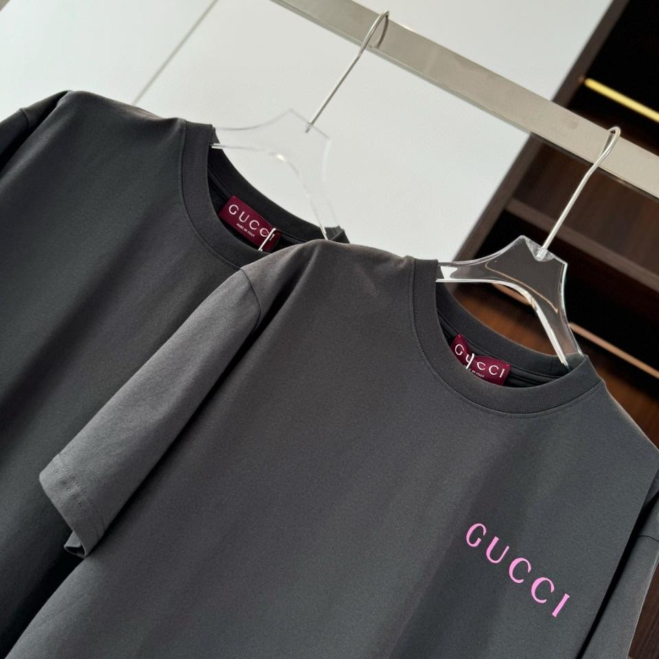 Gucci Printed cotton jersey T-shirt black -duoc-ban-tai-HVIP Shoes & Clothes