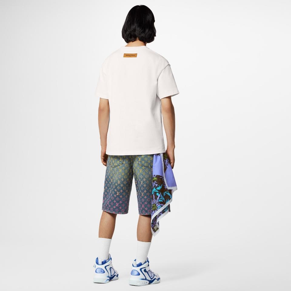 Louis Vuitton 1AB4UO Rainbow Printed T-Shirt-duoc-ban-tai-HVIP Shoes & Clothes