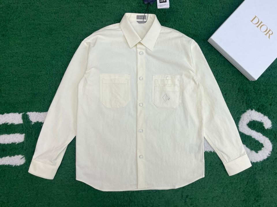 Dior Overshirts cotton in white -duoc-ban-tai-HVIP Shoes & Clothes