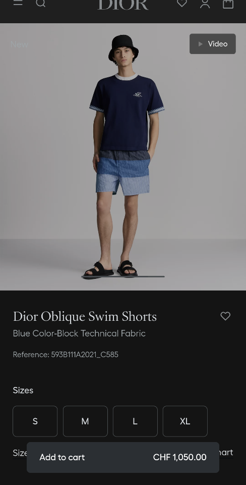 Dior Dior Oblique Swim Shorts
Blue Color-Block Technical Fabric
593B111A2021_C585-duoc-ban-tai-HVIP Shoes & Clothes